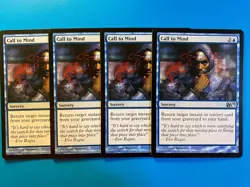 MTG 4x Call to Mind Core Set 2011 M11 Modern Magic the Gathering Card x4 LP - Image 1