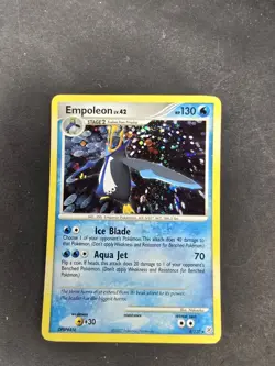 Rare Empoleon Pokemon Diamond & Pearl Holo Holo Card #4/130 Clean Pokemon - Image 3