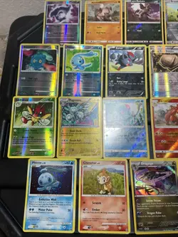 (30) Pokemon Cards Lot WOTC Vtg Holo STAMPED REVERSE Phione Chimchar Jigglypuff - Image 2