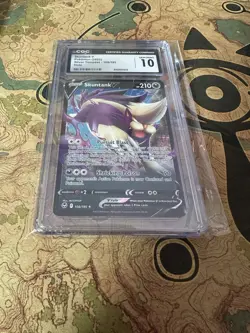 Skuntank V 108/195 Silver Tempest Ultra Rare Holo CGC 10 Pokemon TCG Card - Image 1