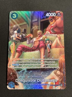 Donquixote Doflamingo SP Alt Art OP01-073 R One Piece Card Game NM. English - Image 1