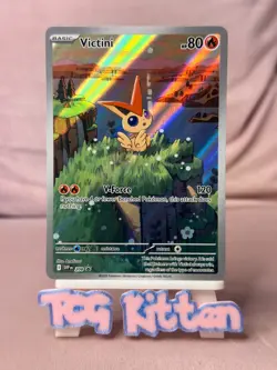 Victini SVP 208 Card 'D' Illustration Rare Black & White Promo TCGKITTEN - Image 1