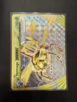 Yanmega BREAK 8/114 Full Art Ultra Rare XY Steam Siege Pokemon Card Near Mint - Image 1