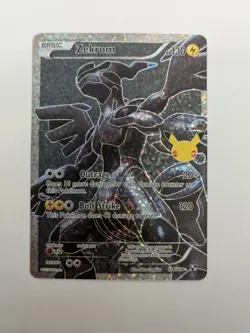 Pokemon Card Zekrom 114/114 Celebrations: Classic Collection Holo - Image 1