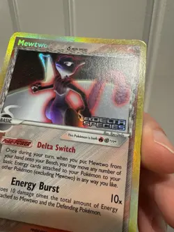 Pokemon EX Delta Species Reverse Holo Stamped Mewtwo Card 12/113 - Image 4