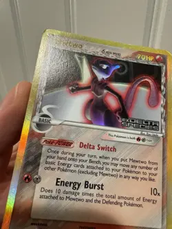 Pokemon EX Delta Species Reverse Holo Stamped Mewtwo Card 12/113 - Image 5