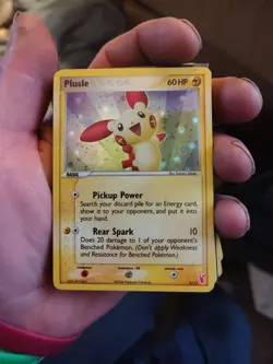 2006 Pokemon EX Trainer Kit 2 Plusle 6/12 Holo TCG Card - Image 1