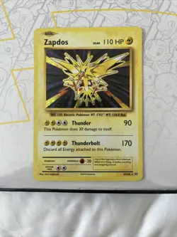 Pokemon Zapdos 42/108 Evolutions Holo Rare Card TCG Basic 110 HP English - Image 1