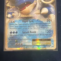 Pokemon Blastoise EX Ultra Rare Holo Evolutions Card 21/108 180 HP English - Image 4