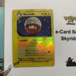 Electrode 8/147 Reverse Holo Rare Aquapolis Pokemon Card - Image 1