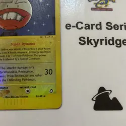 Electrode 8/147 Reverse Holo Rare Aquapolis Pokemon Card - Image 2