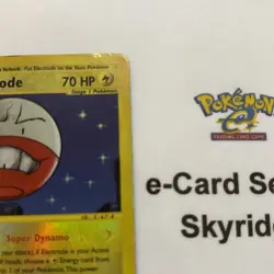 Electrode 8/147 Reverse Holo Rare Aquapolis Pokemon Card - Image 3