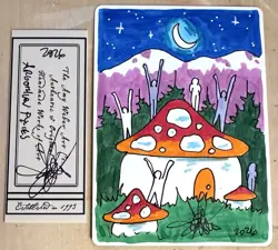 MTG ARTIST PROOF MTG Argothian Pixies AP Sketch Art Amy WEBER - Image 1