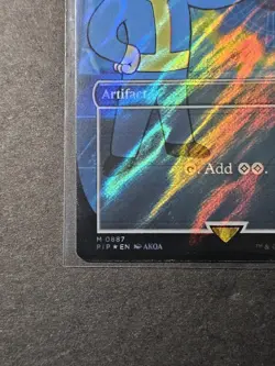 MTG Sol Ring (Borderless) (Surge Foil) M 0887 Universes Beyond: Fallout - Image 5