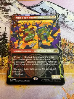 Raph & Leo, Sibling Rivals - Sewer Frame - Universes Beyond: TMNT - TMT R 0249 - Image 1