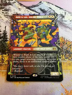 Raph & Leo, Sibling Rivals - Sewer Frame - Universes Beyond: TMNT - TMT R 0249 - Image 4