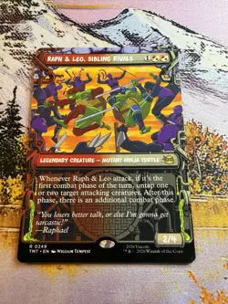 Raph & Leo, Sibling Rivals - Sewer Frame - Universes Beyond: TMNT - TMT R 0249 - Image 5