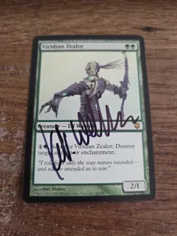Viridian Zealot Artist Proofs SIGNED By Kev Walker Magic The Gathering - Image 1