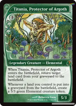 Titania, Protector of Argoth (Future Sight) [MB2 - 249] - NM [Foil] TCG MTG - Image 1