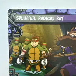Splinter, Radical Rat MTG TMNT Rare Legendary Ninja Rat 0251 Universes Beyond - Image 2