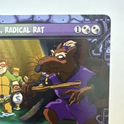 Splinter, Radical Rat MTG TMNT Rare Legendary Ninja Rat 0251 Universes Beyond - Image 3