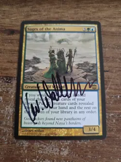 Sages Of The Anima Artist Proofs SIGNED By Kev Walker Magic The Gathering - Image 1