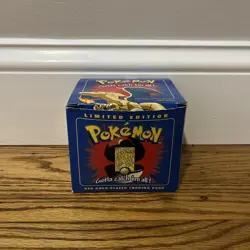 23K Gold Plated CHARIZARD Trading Card 1999 Burger King Pokemon Ball NEW SEALED - Image 2