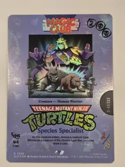 *IN HAND* FOIL Species Specialist R 2369 MtG SLD TMNT Magic Secret Lair Drop - Image 1