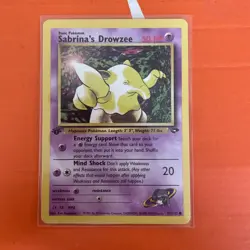 Pokemon TCG Sabrina's Drowzee 95/132 1st Edition Gym Challenge Common WOTC - Image 1