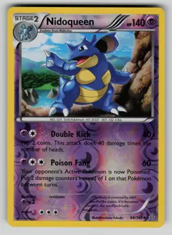 Nidoqueen 68/160 Uncommon Primal Clash Pokemon Reverse Holo LP - Image 1