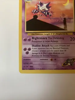 Sabrina's Haunter - 55/132 - Gym Challenge - Pokemon Card - LP - Image 5