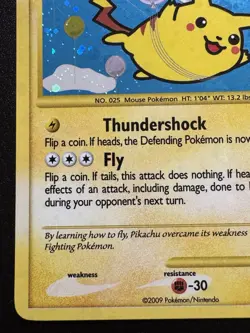 Flying Pikachu 113/111 Platinum Rising Rivals Pokemon Card Holo Secret Rare MP - Image 5