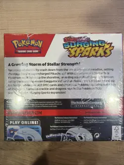 Scarlet & Violet Surging Sparks Booster Box (36 Packs) New, Sealed, Pokemon TCG - Image 2