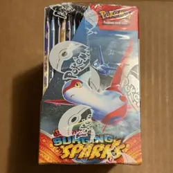 Pokemon Surging Sparks Factory Sealed Booster Box + 4x vending machine singles - Image 4