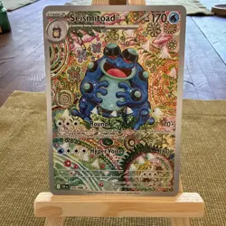 Pokemon Seismitoad 105/086 Sv: Black Bolt Holo - Image 1
