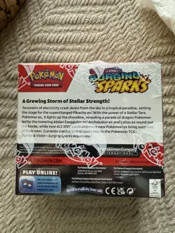 Pokemon TCG Scarlet & Violet Surging Sparks Booster Box 36 Packs Factory Sealed - Image 2