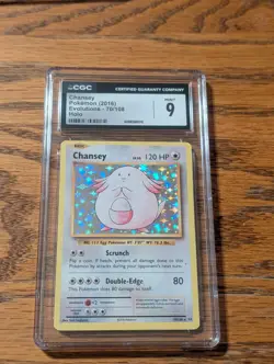 Pokemon Chansey Holo Rare TCG Card XY Evolutions 70/108 - Image 1