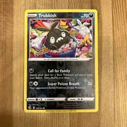 Trubbish Reverse Holo 168/264 Fusion Strike Pokemon NM - Image 1