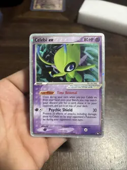 Celebi ex Ultra Rare 17/17 Pokemon TCG Pop Series 2 Holo Foil Holographic HP - Image 1