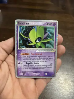 Celebi ex Ultra Rare 17/17 Pokemon TCG Pop Series 2 Holo Foil Holographic HP - Image 2