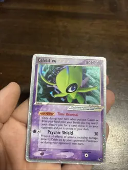 Celebi ex Ultra Rare 17/17 Pokemon TCG Pop Series 2 Holo Foil Holographic HP - Image 4