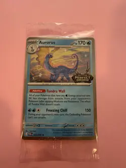 Pokemon Sealed Aurorus 024/088 - Cosmo Holo - Perfect Order Stamped Promo - Image 1