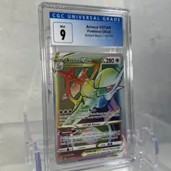 Arceus VSTAR Rainbow Holo Graded CGC 9 Pokemon TCG Brilliant Stars like psa bgs - Image 2