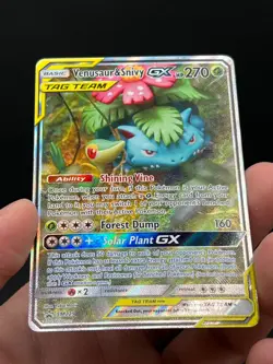 Venusaur and Snivy GX SM229 Pokemon TCG Tag Team Promo - Image 4
