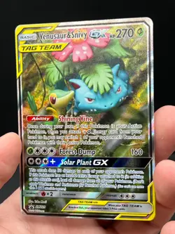 Venusaur and Snivy GX SM229 Pokemon TCG Tag Team Promo - Image 5