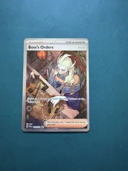 Authentic Boss's Orders 265/193 Sv02: Paldea Evolved Holo Pokemon Card - Image 1