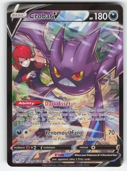 Crobat V TG20/TG30 Pokemon TCG Lost Origin Trainer Gallery NM - Image 1