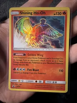 Pokemon TCG Shining Ho-Oh SM70 Holo - Image 5