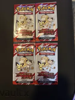 Pokemon Destined Rivals and Journey Together Fun Packs Sealed 4 Packs New - Image 1