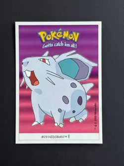 Carte Pokemon - Nintendo - Dunkin Boomer - #29 Nidoran - Image 1